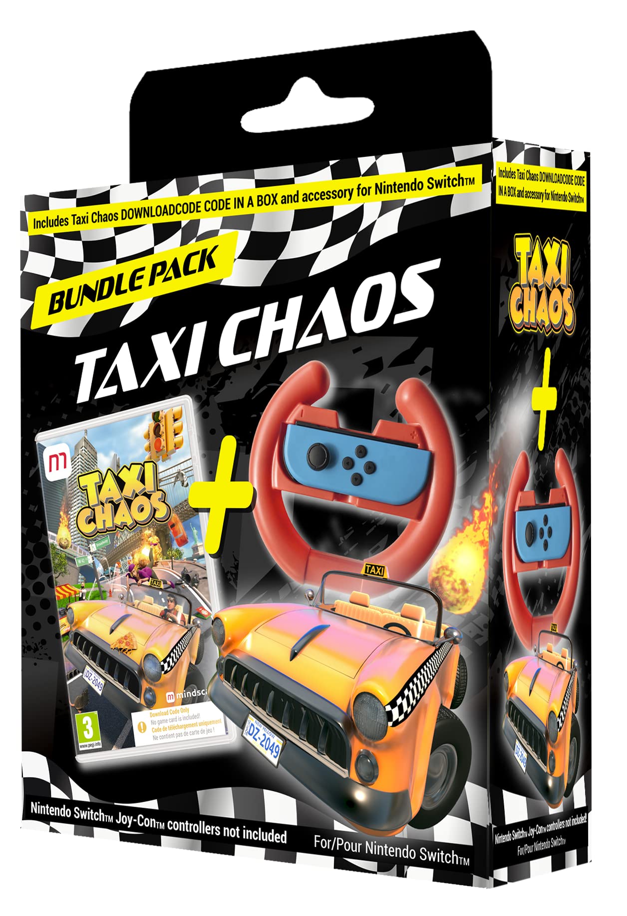 Taxi Chaos Racing Wheel Bundle Taxi Chaos Racing Wheel Bundle